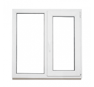 Вікно металопластикове 1300*1400 2 камерний склопакет 32мм.