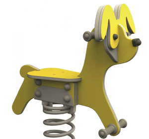 Качалка на пружині KBT Собака з HDPE пластику (тільки сидіння)