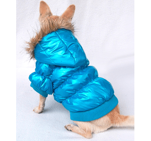 Free Dogs курточка зимняя голубая S