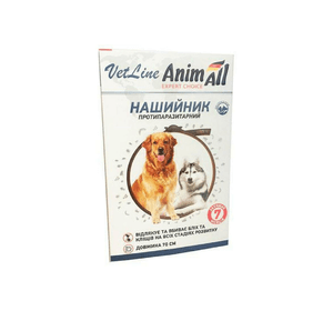 Ошейник противопаразитный AnimАll VetLine для собак, 70 см