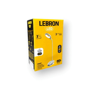 Лампа настільна LEBRON L-TL-L-46, 4W,4100K LI-ION 1200MAH, Біла, USB