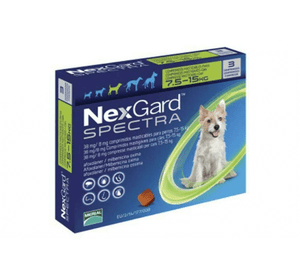 Таблетки Boehringer Ingelheim NexGard Spectra против паразитов для собак M, 7.5-15 кг, упаковка