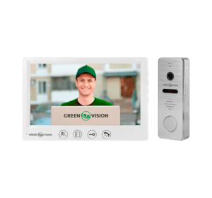 Комплект відеодомофону GreenVision GV-001-GV-057+GV-004