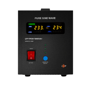 ДБЖ LogicPower LPY-PSW-1000VA+ (700Вт) 10A/15A з правильною синусоїдою 12V