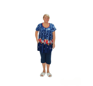 Трикотажна жіноча блуза великих розмірів 60