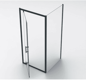 Скляна душова кабіна AVKO Glass RDJ06 90x90x190 Black