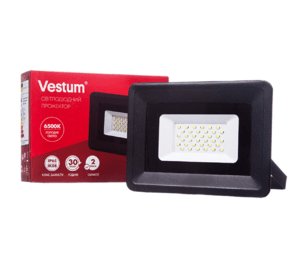 Світлодіодний прожектор LED Vestum 30W 2600Лм 6500K 185-265V IP65 1-VS-3003