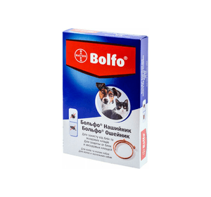 Ошейник Bayer Bolfo против блох и клещей для кошек и собак, 35 см