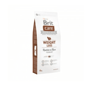 Brit Care «Weight Loss Rabbit & Rice» для собак с лишним весом  полнорационный гипоаллергенный корм с кроликом и рисом Вес :   1 кг  3 кг  12 кг