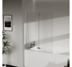 Скляна шторка для ванни AVKO Glass RDW02-J2 80x140 Silver