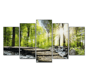 Художній творчий набір-поліптих Стрімкий потік, 5 картин, 132х72 см, 12+