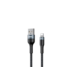 Кабель Remax Sury 2 USB 2.0 to Lightning 2.4A 1M Черный (RC-064i-b)