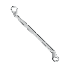 Ключ накидний 14-15 мм, CrV, покриття сатин-хром PROF DIN3113 INTERTOOL XT-1214