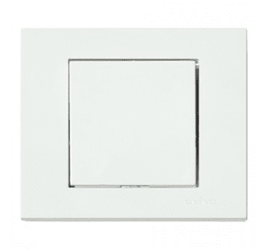 Вимикач 1-клавішний білий GRANO 400-010200-200