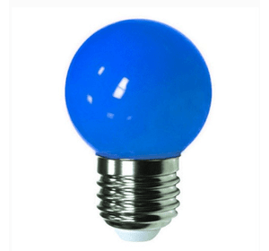 Лампа Lemanso LED G45 E27 1,2W cиня куля / LM705