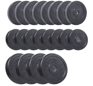 Набір композитних дисків Elitum Titan 100 кг для гантелей та штанг №3