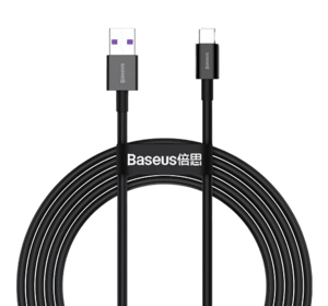 Кабель Baseus Superior USB 2.0 to Type-C 66W 2M Чорний (CATYS-A01)