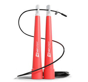 Скакалка Hop-Sport Crossfit з пластиковими ручками HS-P010JR red