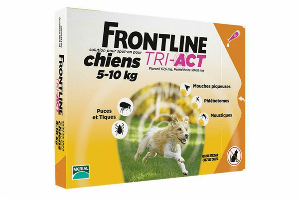Капли Boehringer Ingelheim Frontline TRI-AKT от блох и клещей для собак, S, 5-10 кг, 1 пипетка - NaVolyni.com