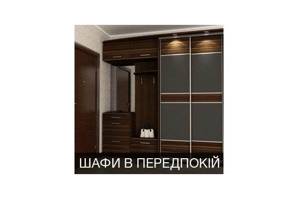 Шафи-купе в передпокій - NaVolyni.com