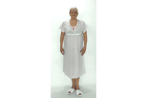 Трикотажна нічна сорочка великих розмірів - NaVolyni.com
