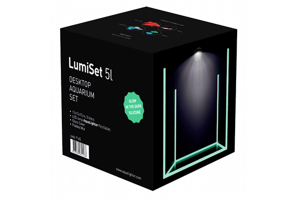 Аквариумный набор LumiSet 5 л для петушков и др. мелких видов рыб - NaVolyni.com