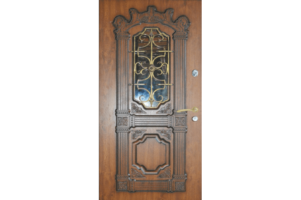 Вхідні металеві двері (зразок 76) - NaVolyni.com