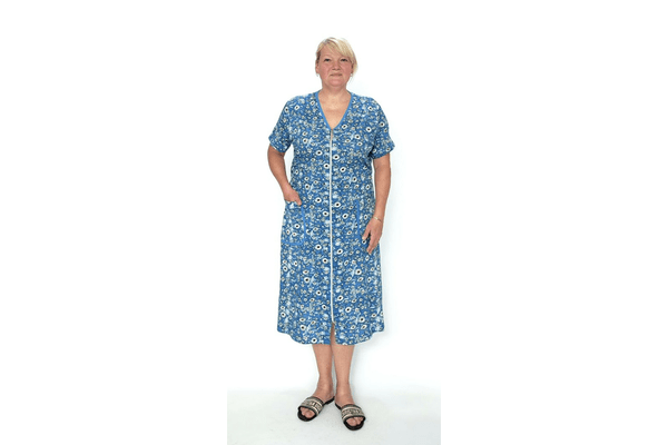 Жіночий халат трикотажний великих розмірів 56 - NaVolyni.com