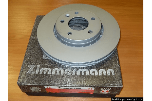 Гальмівний диск передній  ( з антикорозійним покриттям ) OTTO ZIMMERMANN на 1.9 / 2.0 / 2.5dci - RENAULT TRAFIC / OPEL VIVARO - NaVolyni.com