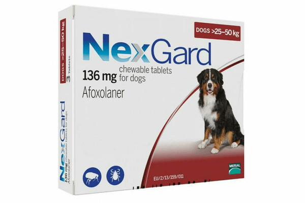 Таблетки Boehringer Ingelheim NexGard от блох и клещей для собак XL, 25-50 кг, 1 таблетка - NaVolyni.com
