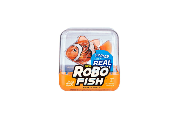 Інтерактивна іграшка ROBO ALIVE — РОБОРИБКА (жовтогаряча) - NaVolyni.com