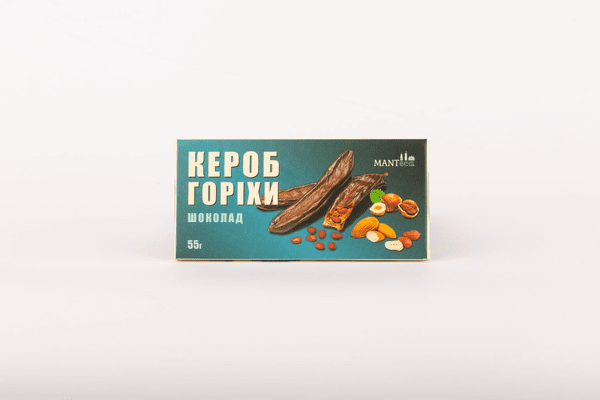 Шоколад з кероба з горіхами (фундук, мигдаль, арахіс) - NaVolyni.com