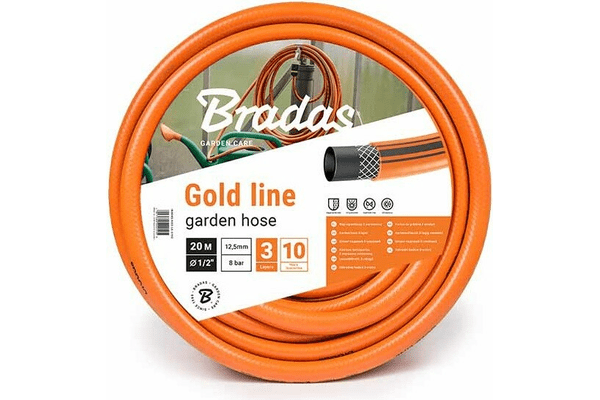 Шланг для поливу Gold Line оранжевий 3/4 50м - NaVolyni.com