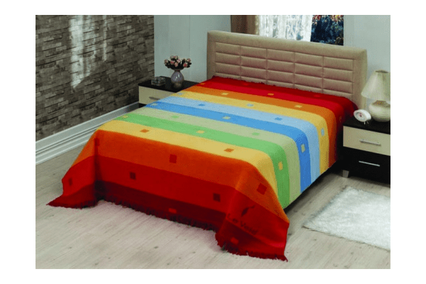 Плед на ліжко Le Vele Rainbow Orange - NaVolyni.com