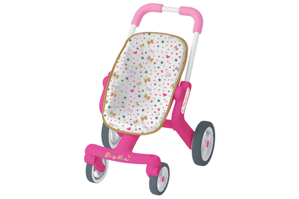 Коляска Smoby 251223 Baby Nurse для прогулянок із поворотними колесами - NaVolyni.com