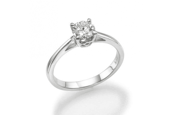 Класичний заручальний перстень з діамантом - NaVolyni.com