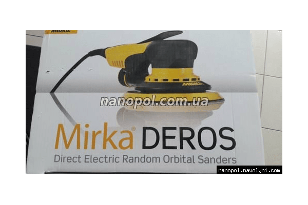 Електрична шліфувальна машинка MIRKA DEROS SP 550CV - NaVolyni.com
