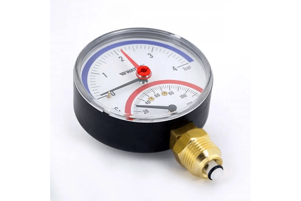 Термоманометр (0-120*С, 4бар) боковий Watts - NaVolyni.com