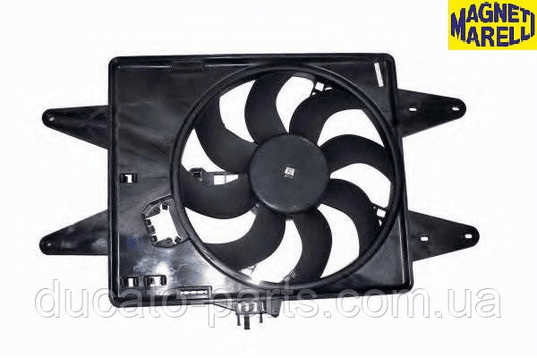 Дифузор радіатора з вентилятором Fiat Doblo -A.C. 46737733 - NaVolyni.com