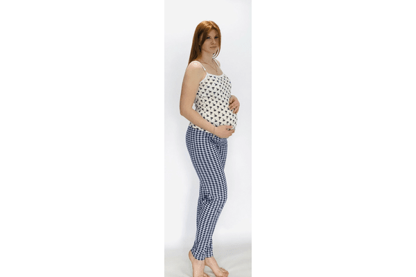 Піжама комплект топ і штани для вагітних і мам-годувальниць 50 - NaVolyni.com