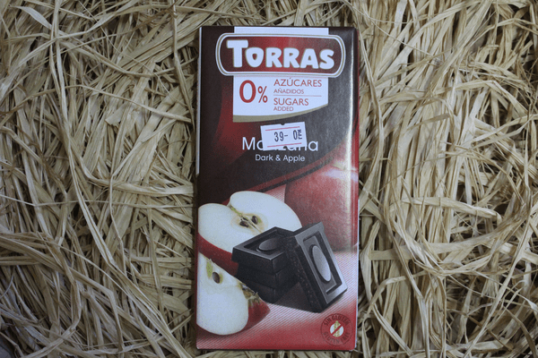 Шоколад чорний з яблуком Torras, 75г - NaVolyni.com