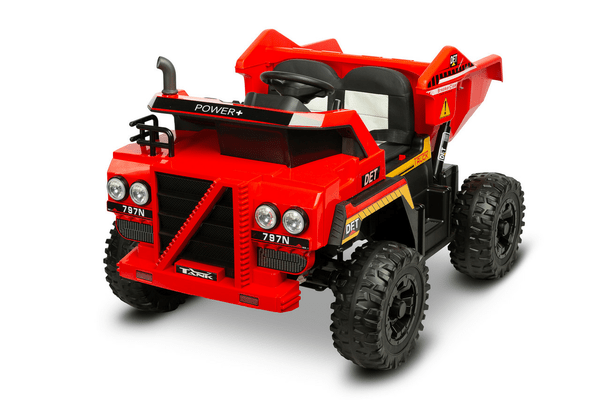 Дитячий електромобіль самоскид Caretero (Toyz) Tank Red - NaVolyni.com