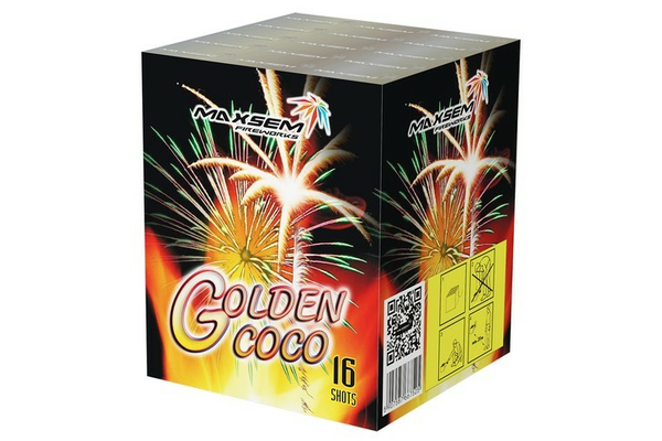 Салют Golden Coco GP550 калібр 25мм, 16 зар - NaVolyni.com
