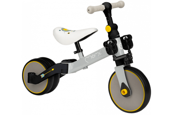 Дитячий біговел-велосипед MoMi LORIS 4в1 (колір – yellow) - NaVolyni.com
