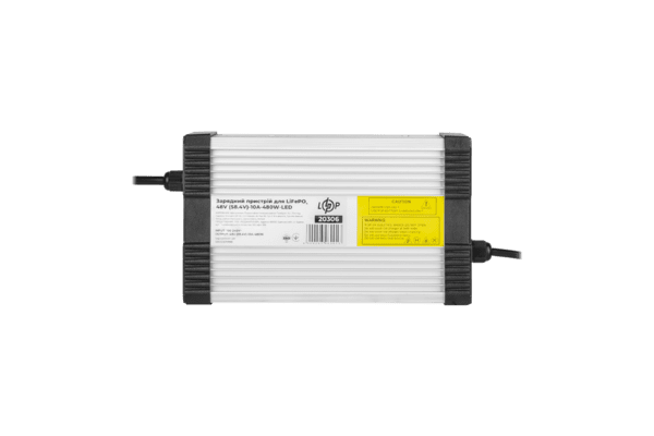 Зарядний пристрій для акумуляторів LiFePO4 48V (58.4V)-10A-480W-LED - NaVolyni.com