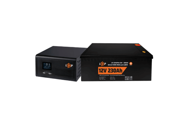 Комплект резервного живлення для котла LP (LogicPower) ДБЖ + літієва (LiFePO4) батарея (UPS 1000VA + АКБ LiFePO4 2944W) - NaVolyni.com