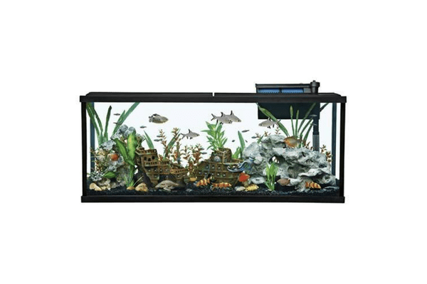 Resun STH-210 аквариум с фильтром и освещением, 1210x330x508 мм, 208 литров - NaVolyni.com