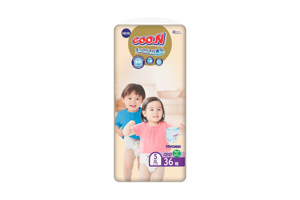 Трусики-підгузки GOO.N Premium Soft для дітей 12-17 кг (розмір 5(XL), унісекс, 36 шт.) - NaVolyni.com