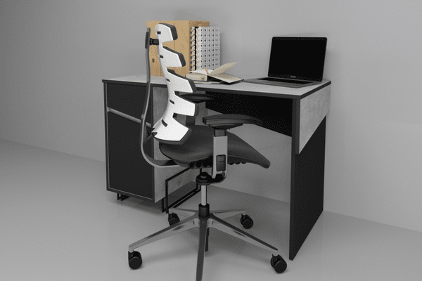 Комп'ютерний стіл Tech Індастріал/Чорний - NaVolyni.com