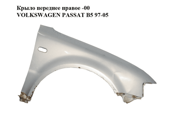 Крыло переднее правое  -00 VOLKSWAGEN PASSAT B5 97-05 (ФОЛЬКСВАГЕН  ПАССАТ В5) (3B0821106, 3B0821106C) - NaVolyni.com